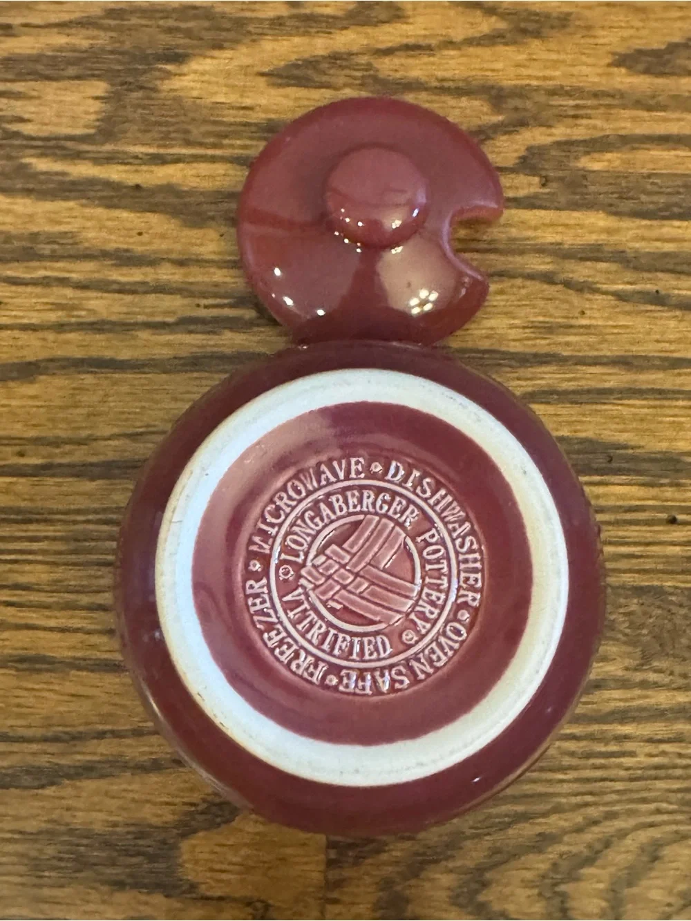 Longaberger Paprika 1 pint Croc and Lidded Sugar Bowl Woven Traditions
